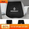 2026 Hot For Renault Interior Stickers Car Driver Head Cushion Dust Cover Headrest Cover For Renault DACIA Logan Scenic Loguna K