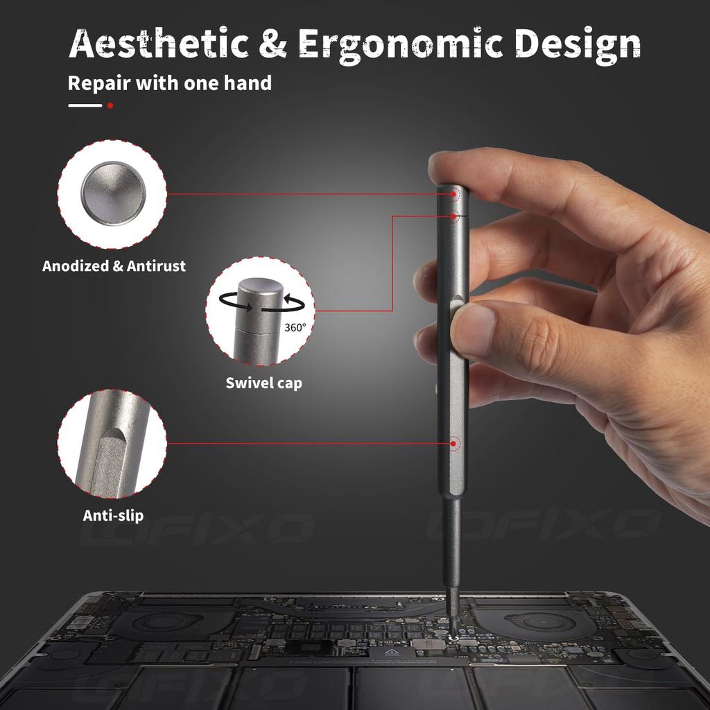 Screwdriver Precision Screwdriver Set with and Screwdrivers for Switch Repair Replacement Screwdriver for iPhone Mac Tool Full DIY Tool with Magnet