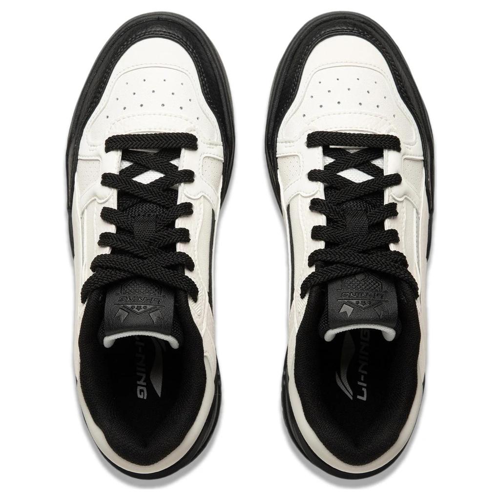 Li Ning Yue Bai 2.0 Casual Versatile Thick Sole Height Increasing Non-Slip Wear-Resistant Breathable Low-Top Lifestyle Shoes Women sneaker AGCU276-8
