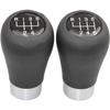5/6 Speed Shift Knob Leather Fit for BMW E36 E46 E34 Shifter Knobs Transmission Gear Stick Shifting Lever Manual Cars Truck(5 Speed)