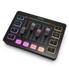 Zmart FIFINE Gaming Audio RGB Audio Mixer with XLR Microphone Interface for Podcasting and AmpliGame SC3 USB Audio Interface for Game Japanese