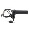 Electric Bike Throttle Grip Universal Electric Bicycle Scooter Wire Twist Throttle Grip with 2 Keys Waterproof Speed
