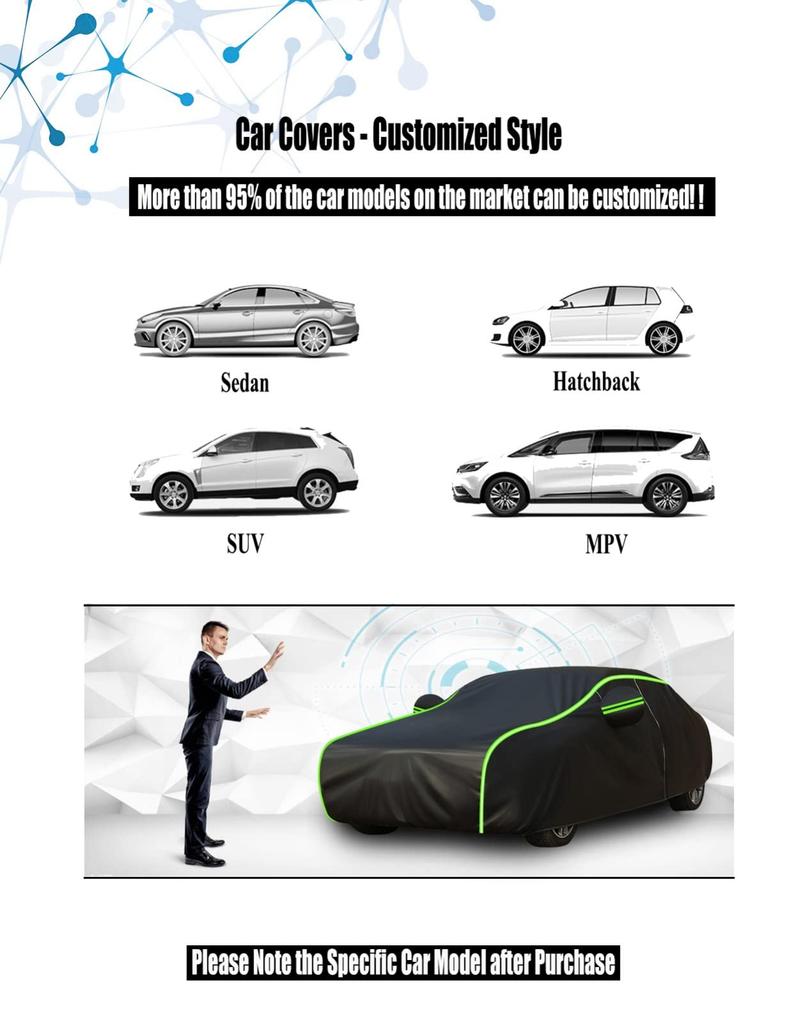 Car Cover, Car Body Cover, Suitable for Jeep Jeep Gladiator JT (21.8 X 74.6