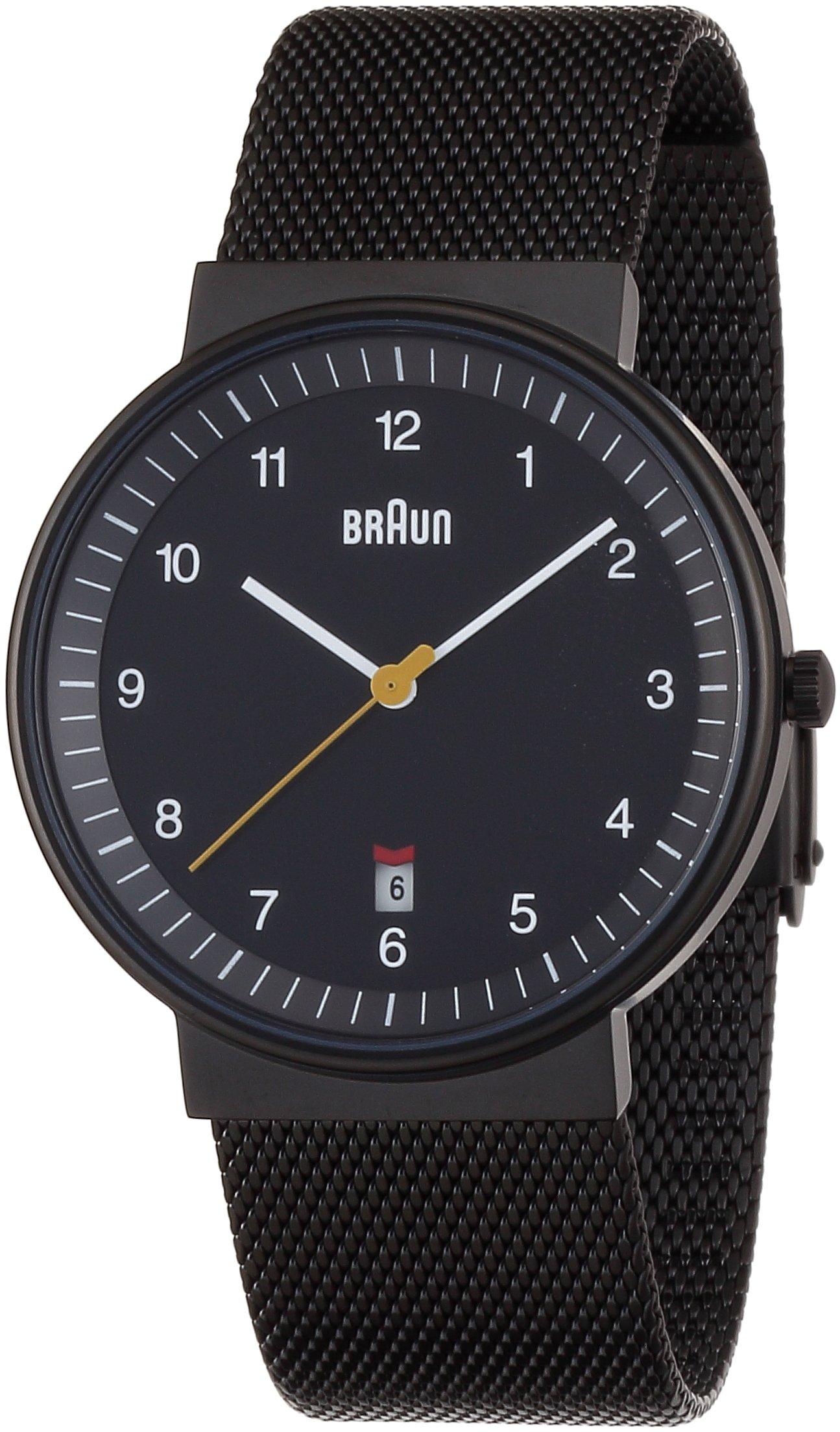 

[BRAUN WATCH] Brown Watch Wristwatch BNH0032BKBKMHG Men s [Regular Imported Product]