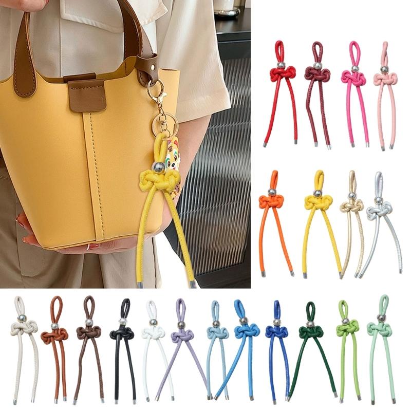 Personalized Wenchang Knot Keychain PU Leather Gift For Students Backpack Decoration And Daily Encouragement