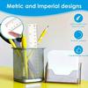 10 Transparent Ruler Stationery Supplies for Returning To School and Office Supplies for Middle School Students, Halloween