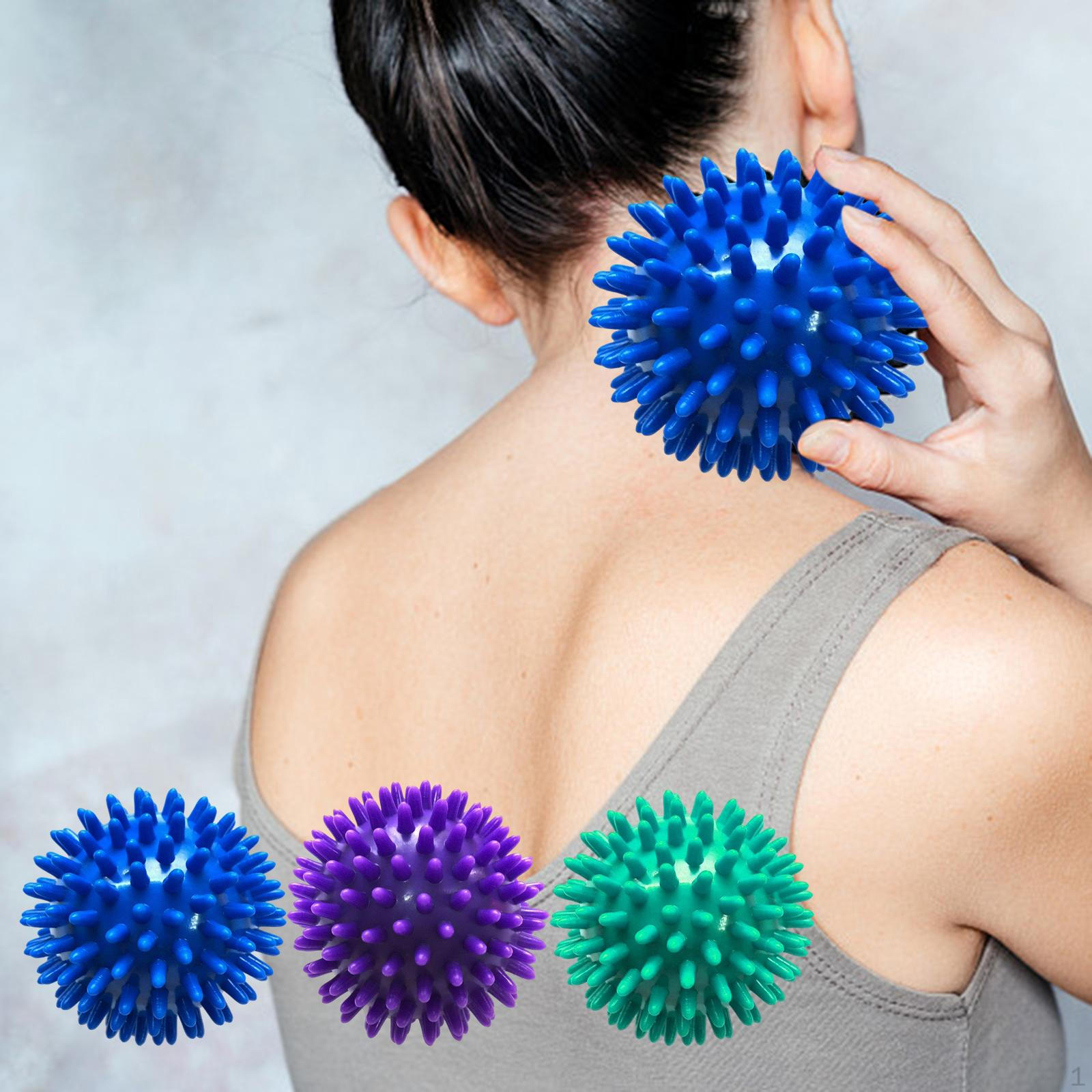 3 Pieces Massage Balls, Foot Ball, Exercise Rollers for Feet, Back, Shoulder, Style C