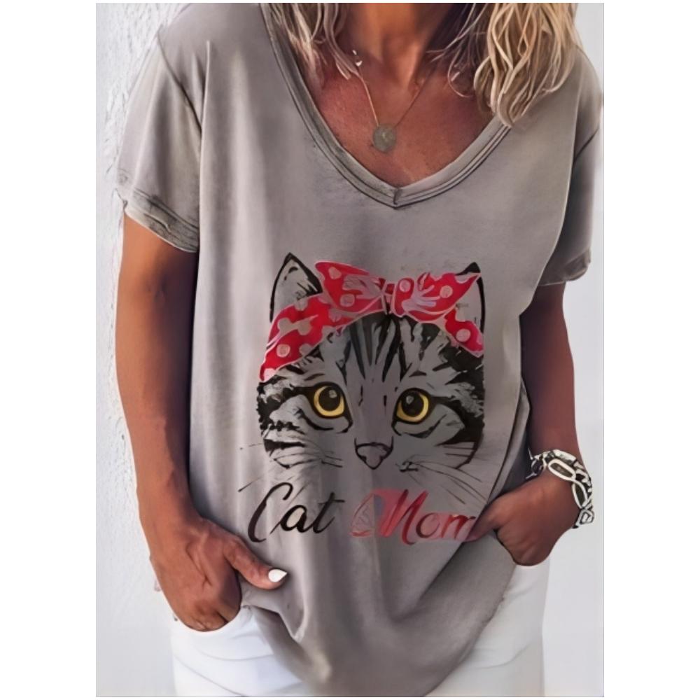 6XL 7XL Plus Size Tricou dama Imbracaminte vintage Vara Harajuku Maneca scurta Topuri Retro Femei Bluza cu decolteu in V Hanorac supradimensionat