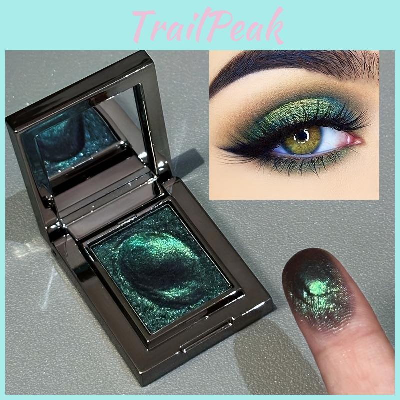 With Palette Metallic Eyeshadow Green Glitter And Shimmer Waterproof And Sweatresistant