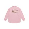 New MLB MLB Preppy Style Collection Los Angeles Dodgers SS25 Shirt Unisex Pink 3ADRV0151-07PKS