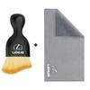 2026 Hot Interior Stickers Car Logo Suede Clean Leather Cloth Motorcycle Washing Towel For Lexus ES300 RX330 RX300 GS300 IS250 I