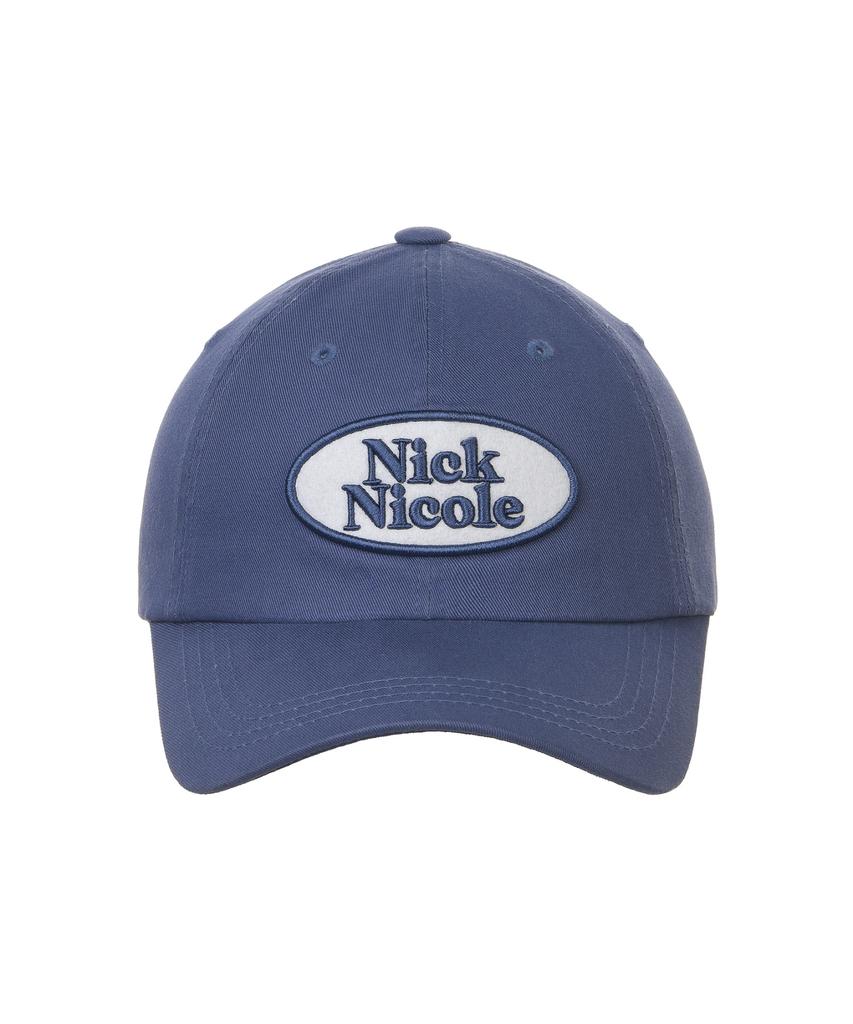 Nigaennikol Oval Wappen Ball Cap_Blue Gray