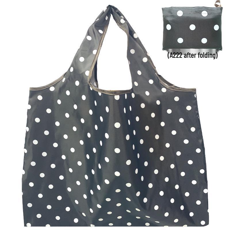 Eco-Friendly Foldable Korean Style Portable Shopping Bag - Medium Size Handbag