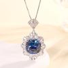 Jewelry Simulation Bird'S Nest Cut Color Treasure Crystal Pendant Set 14 * 14-12 * 12