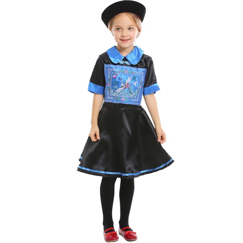 Kids Zombie Costume Halloween Party Role Play Theater Performance Parent-Child Matching Outfit Short Sleeve