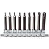 Socket Wrench Set with TX Bit, CHROMEplus, Long, 9 Pcs. T20-T60 - KS TOOLS