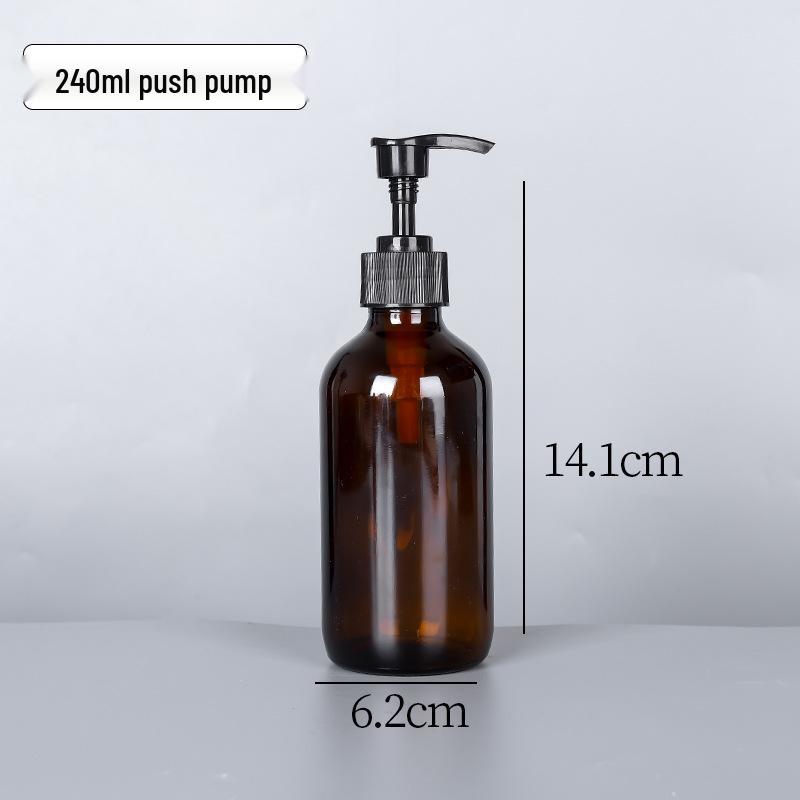 Brown Glass Spray Bottle 500ml/1000ml: Multi-Specification Lotion & Essential Oil Dispenser