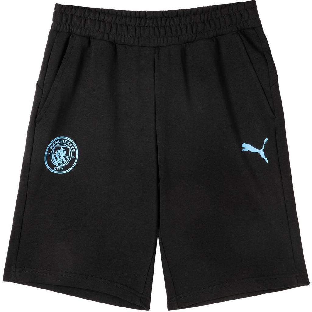 Puma Mcfc Ess Elastic Soft Logo Casual Shorts Men Shorts Black 769150-01
