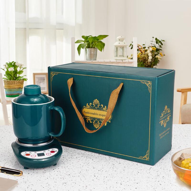 MRSIKEY Electric Ceramic Health & Stew Cup Gift Set
