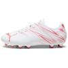 New Attacanto AG Short Rubber Studs FG Long Rubber Studs Artificial Ground Soccer Shoes Men's White Red 107477-04
