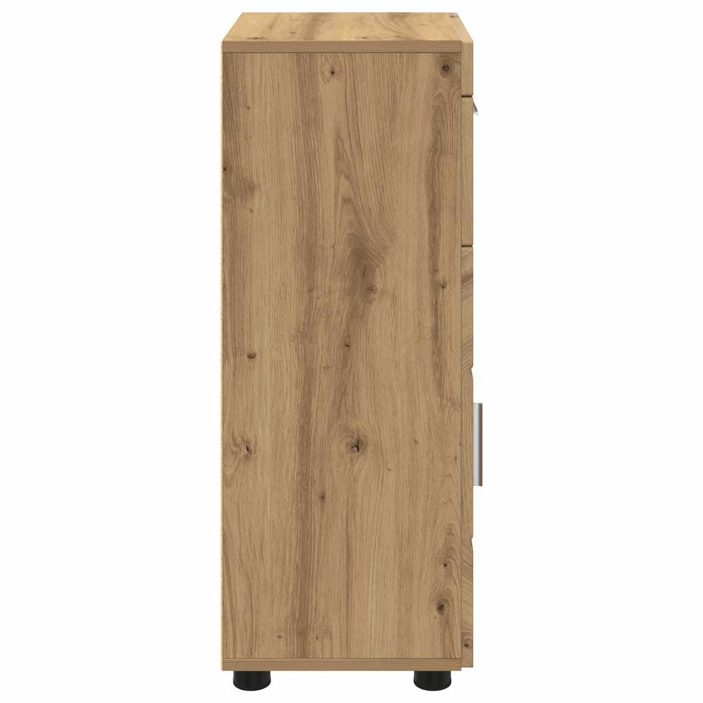Bathroom Cabinet Set TULUM Artisan Oak 37 X 31.5 X 82 Cm
