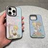 Precious Moments Cute Corrugated Pattern For IPhone 17 16 15 14 13 12 11 16 Pro Max Plus Pro Non-slip Phone Cover