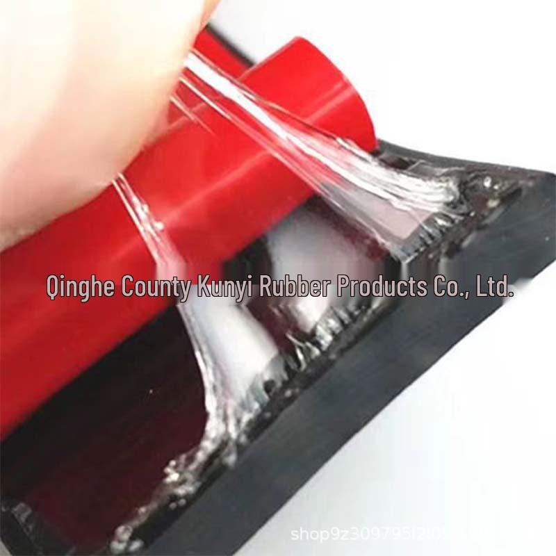 Self-Adhesive Rubber Strip: Glass Gasket, Anti-collision, Non-slip, Wear & Pressure-Resistant Sealing.