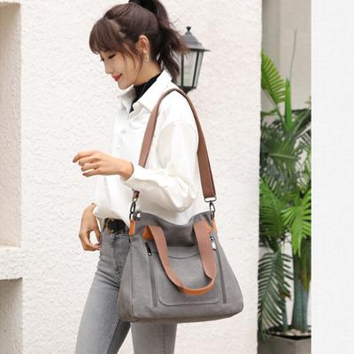 Crossbody taška Veľkokapacitná dámska taška Plátená taška Dámska ležérna taška cez rameno Dámska taška
