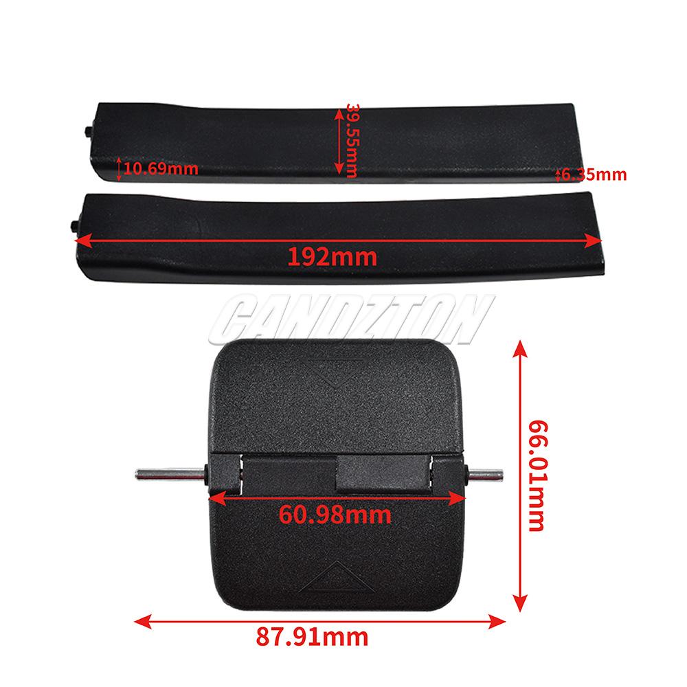 For VW T5/T6 7H 7J Caravelle New Left Right Side Sliding Window Glass Latch Cover Repair Set 7H0847773 7H0847790 Car Accessories