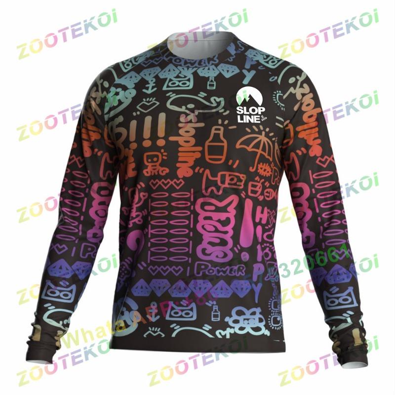 Slopline B. Simo Lange Mouwen T-shirt Motorbike Motocross Mx Dirt Bike Fietsen Dh Maillot Motorfiets Dirt Downhill Jersey