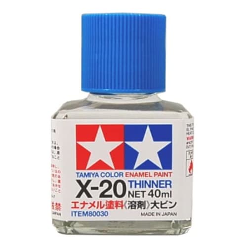 

TAMIYA Color Enamel X-20 Solvent Большая бутылка 40 мл Модель Solvent 80030