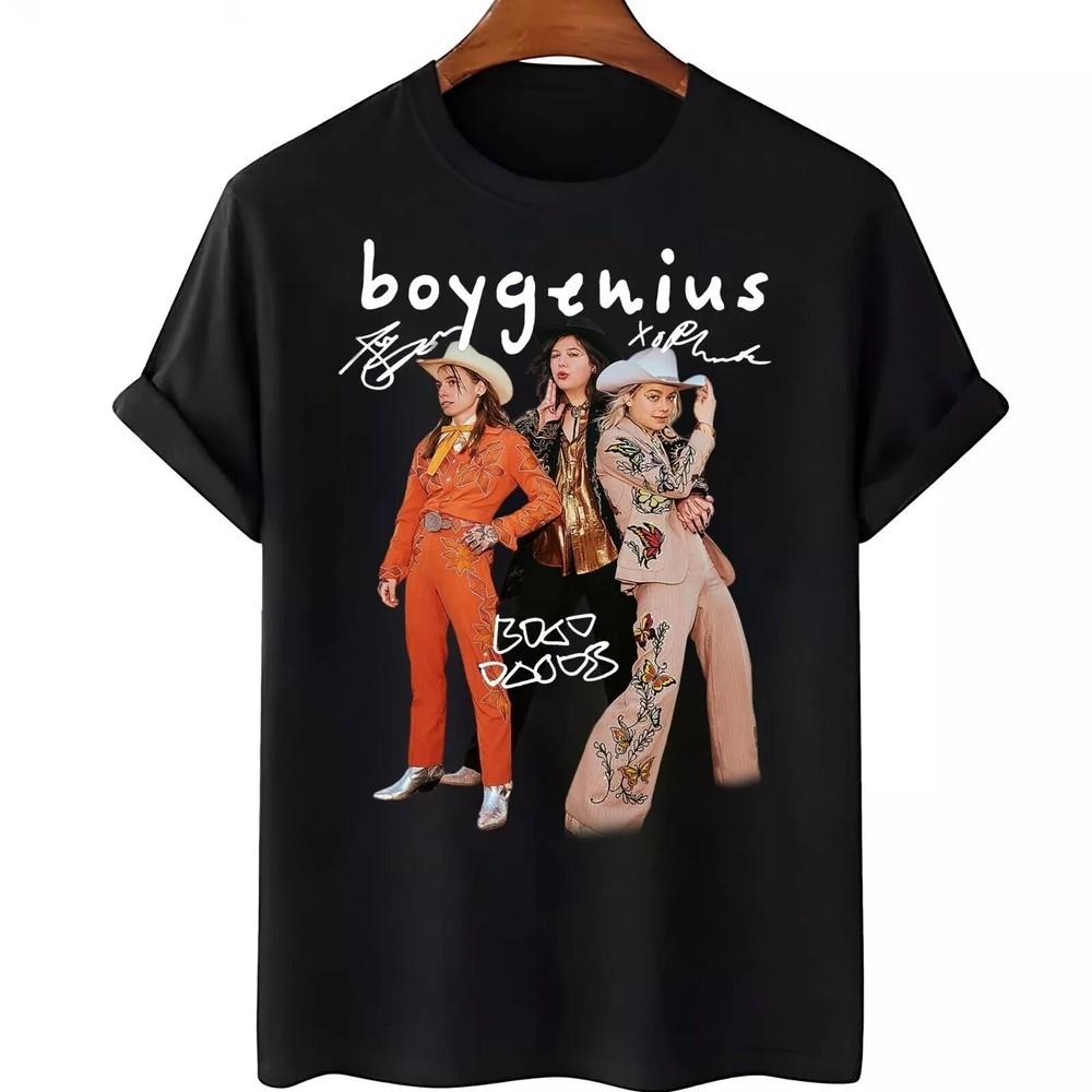 New Popular Boygenius Shirt Gift Funny Black All Size T-Shirt SU700