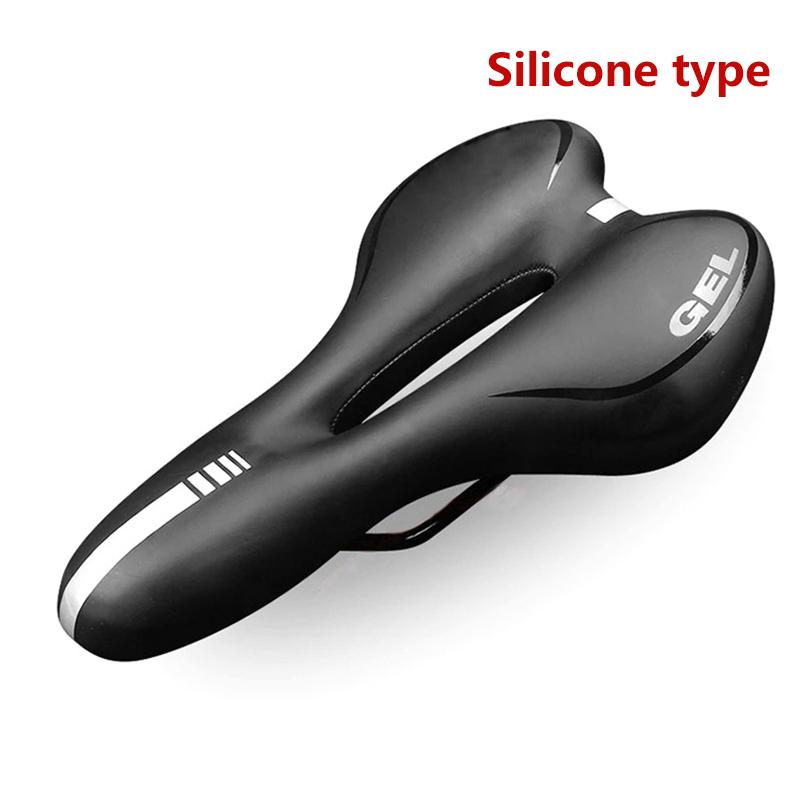 Soft Gel Bicycle Seat Breathable Hollow Mountain Bike Seat Cushion Exercise Bike Cushion For Comfortable Riding