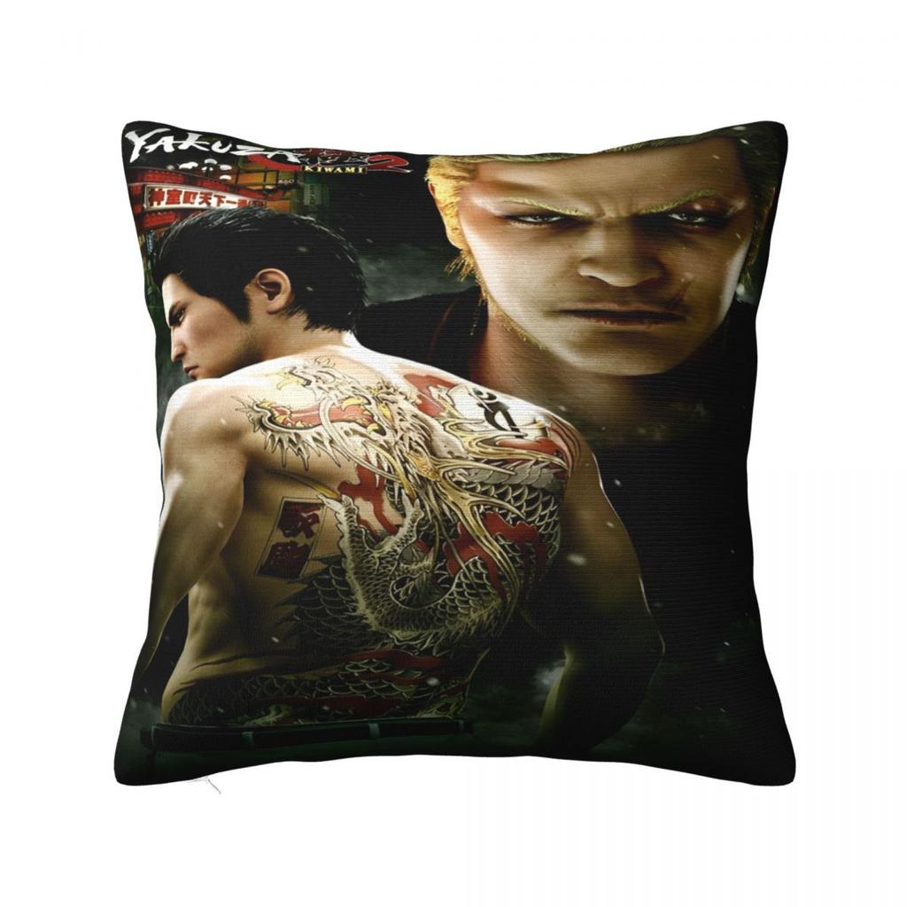 Yakuza Goro Majima Pillowcases Merch Soft Cushion Cover Throw Pillow Cover Car Decor Zipper Multi Size
