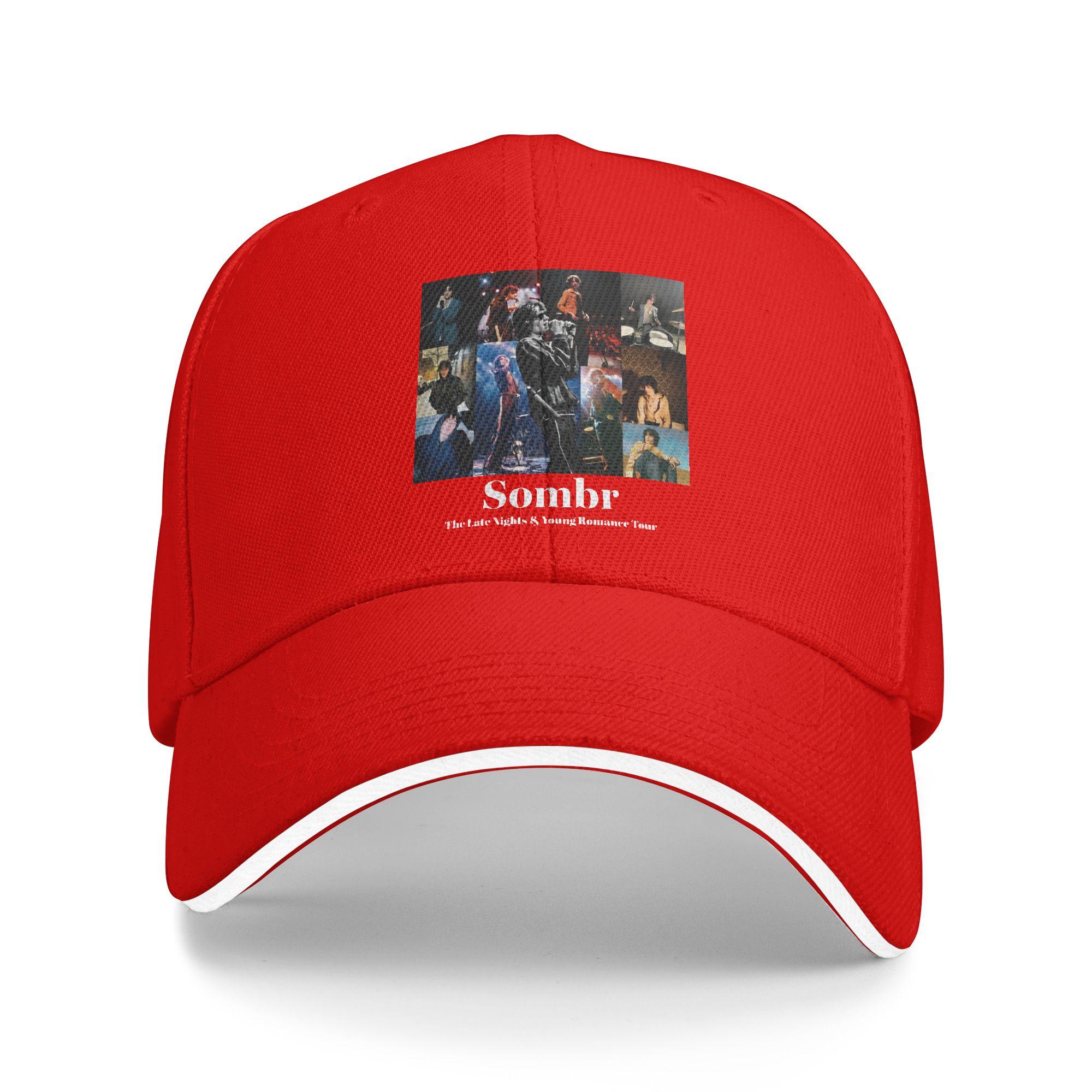

Sombr Tour Baseball Cap Vintage Hip Hop Hats Summer UnisexTeens Hunting Camping Snapback Cap One Size