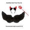 Ali di Piume d'Angelo Accessori per Bambini e Adulti - Perfette per il Palcoscenico, Halloween o le Celebrazioni del 1° Giugno