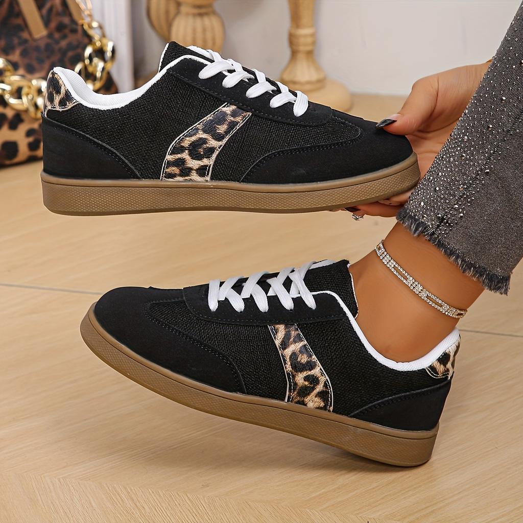 Women's 2025 Spring New Arrival Korean Style Chunky Sole Platform Color-Block Lace-Up Versatile Casual Sneakers