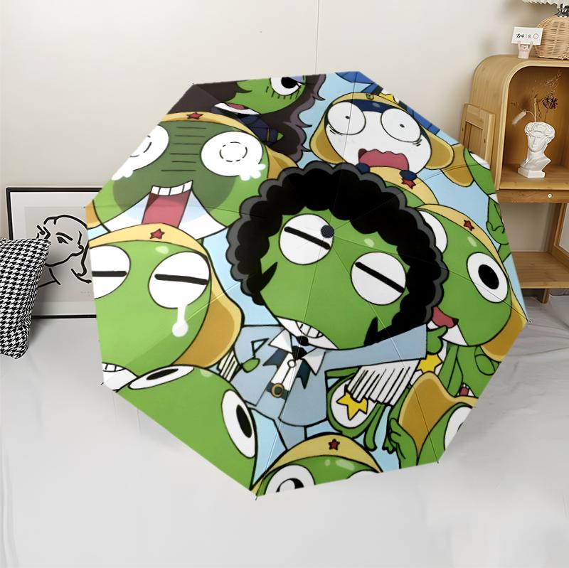 Keroro (1) Umbrella Sturdy Frame Suitable for Outdoor Activities Beach Travel Ideal Gift for All Seasons