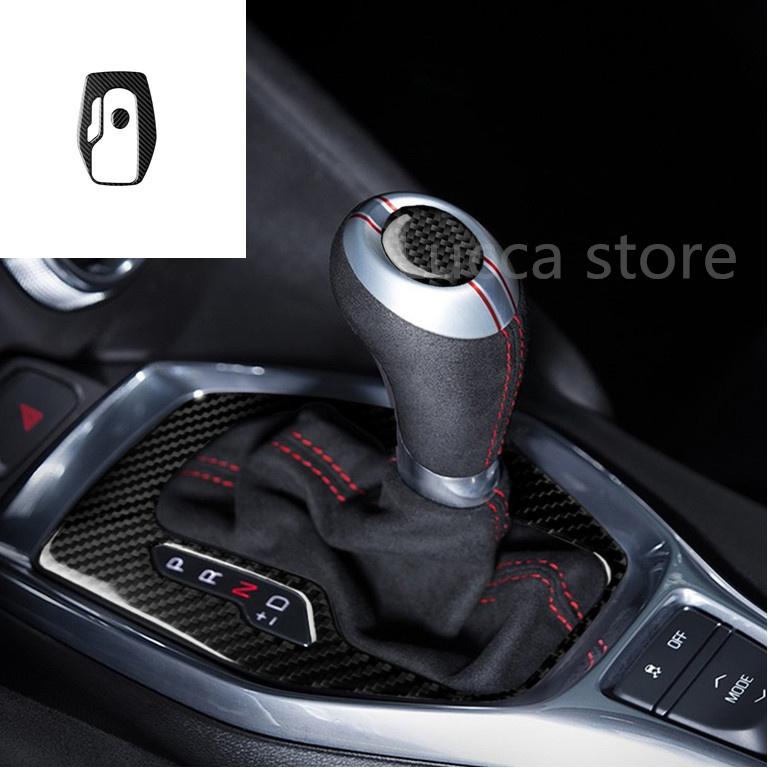 Carbon Fiber Für Chevrolet Camaro 17-19 CD Klimaanlage Bedienfeld Getriebe Panel Air Panel auto Aufkleber abdeckung Auto