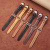 Compatible Apple iWatch Strap - Vegetable Tanned Leather with Butterfly Buckle