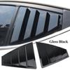 För Hyundai Elantra 2017-2019 Bil Bakre Lamell Fönster Sido Lucka Skydd Trim Klistermärke Ventil Scoop ABS Kolfiber Tillbehör