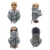 Men Hooded Hat Neck Warmer Hooded Face Cover Hat Sports Cap Balaclava Hat Hooded Sports Cap Accessory for Cold Weather