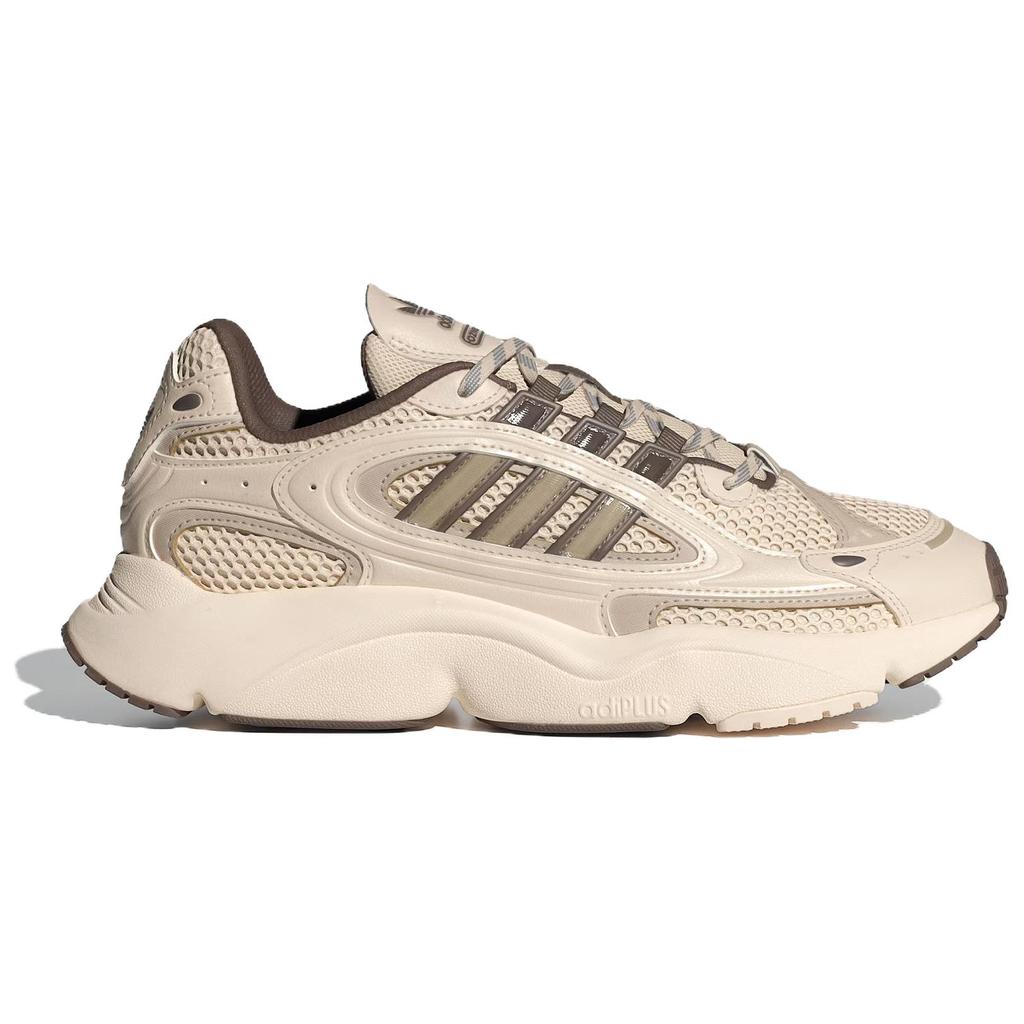 Adidas Originals Ozmillen Comfortable Retro Fabric Low-Top Training Running Shoes Women Sneakers Beige IF1815