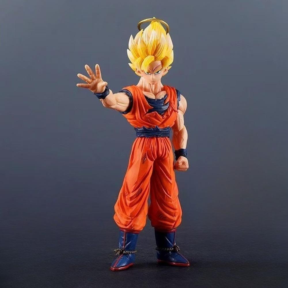 

24,5 см/9,65 дюйма Аниме Dragon Ball Модель Супер Сайян 2 Гоку Фигурки Действия ПВХ Статуя Настольное Украшение Коллекционная Фигурка Игрушки Подарки Премиальное Качество
