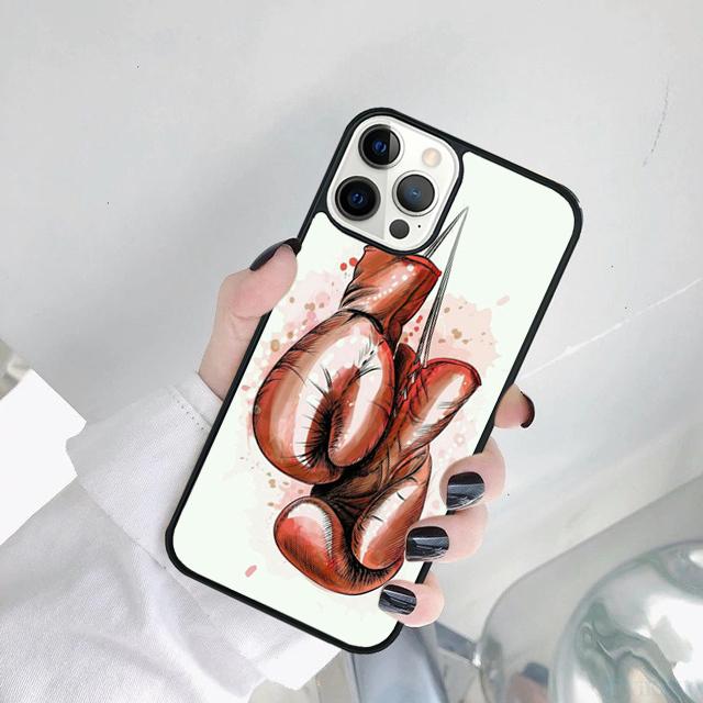 

Boxing Gloves Phone Case Cover For iPhone 17 Air 16 15 14 SE 2020 11 12 13 Pro MAX Plus iPhone 13