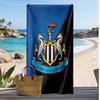 Asciugamano da Spiaggia con Stampa del Newcastle United Football, Asciugamano Grande Morbido ad Asciugatura Rapida per Spiaggia Campeggio Nuoto