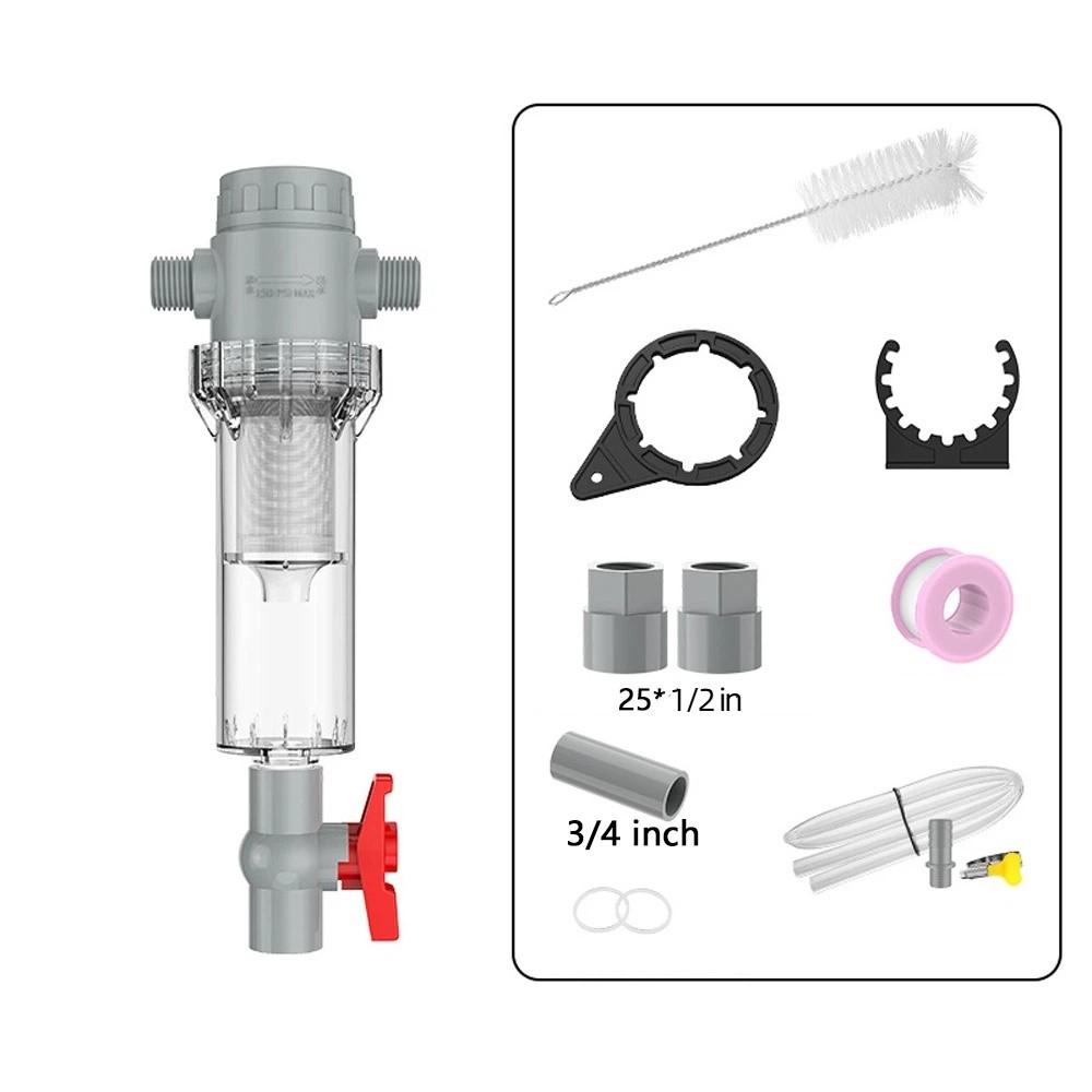 1/2 Thread Fish Waste Collector Precision Filtration Water Filter Valve Garden Pool