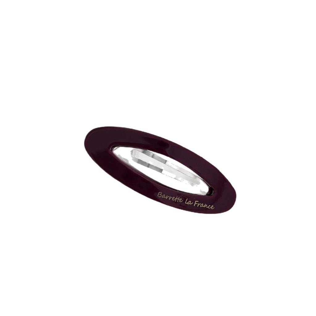 Korean Gold Oval Acetate Hair Clip - Retro Style for Bangs & Flyaways
