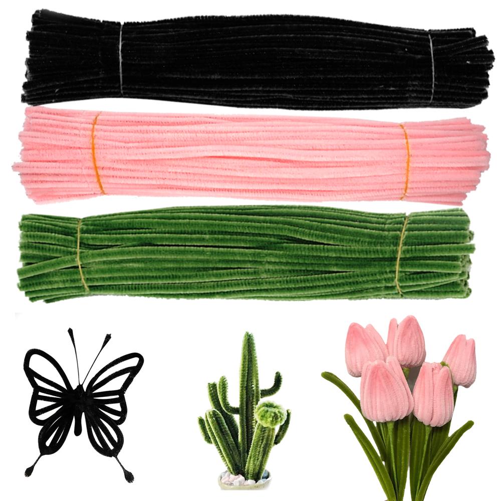 

300 шт. Палочки для чистки трубок, Палочки для чистки трубок для рукоделия, Синельные палочки для креативного рукоделия, Палочки для чистки трубок для украшений, Палочки для чистки трубок для рукоделия