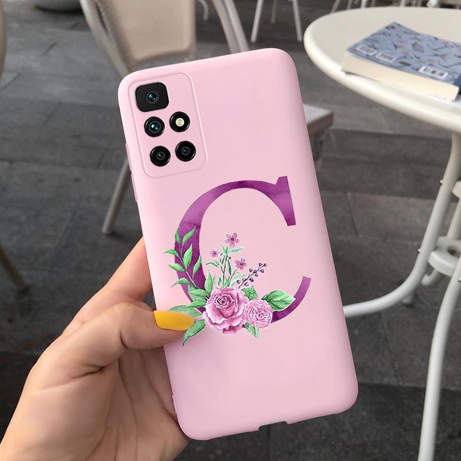 For Xiaomi Redmi 10 Case Simple Fashion Letters Cover 6.5'' Silicon Soft TPU Case For Xiaomi Redmi 10 Redmi10 Coque Funda Bumper